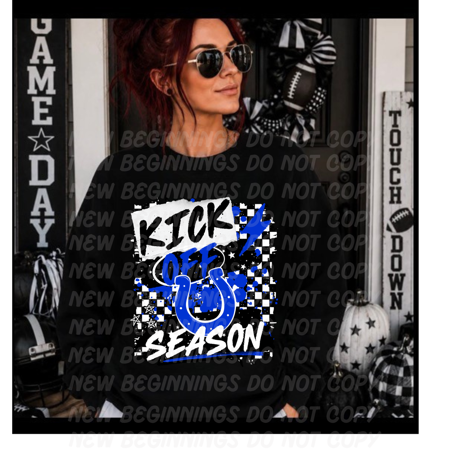 Kick Off Season- NFL Teams- Custom TShirts or Crewnecks