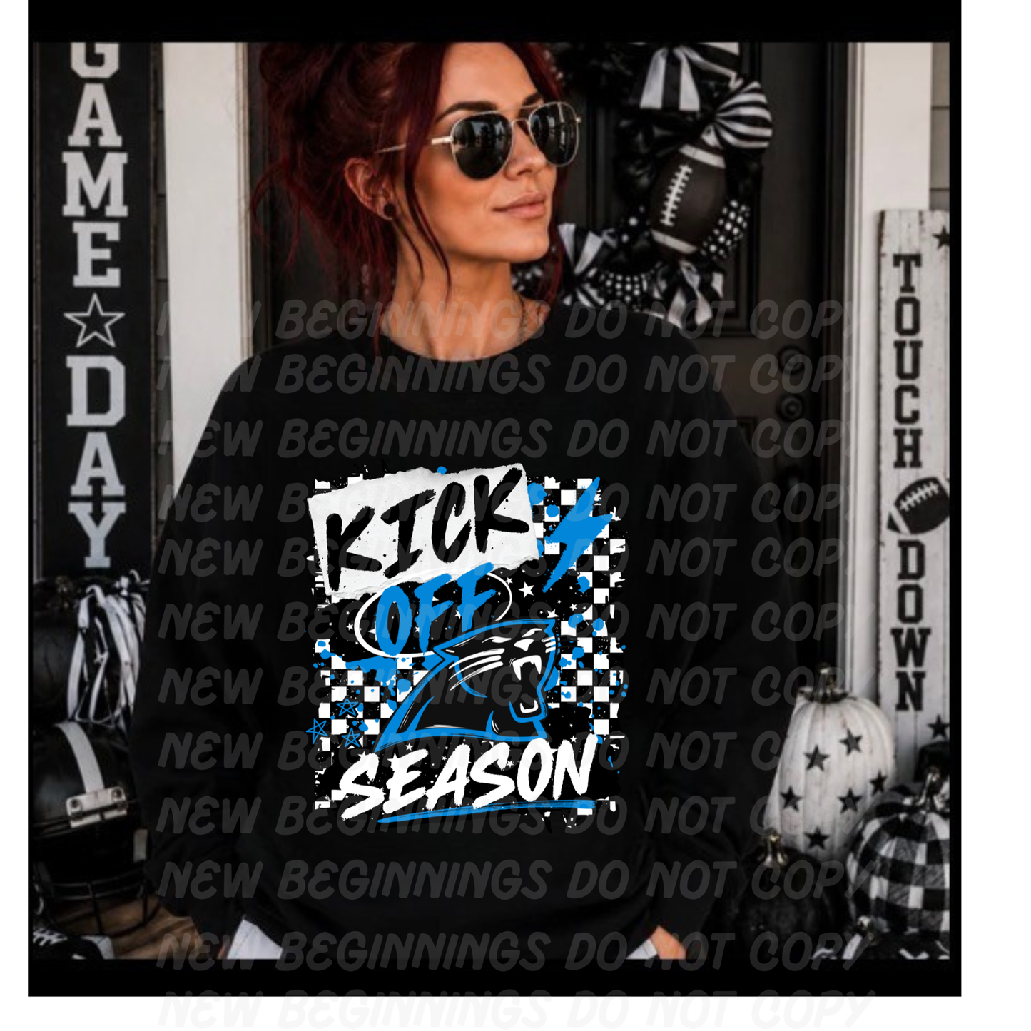 Kick Off Season- NFL Teams- Custom TShirts or Crewnecks