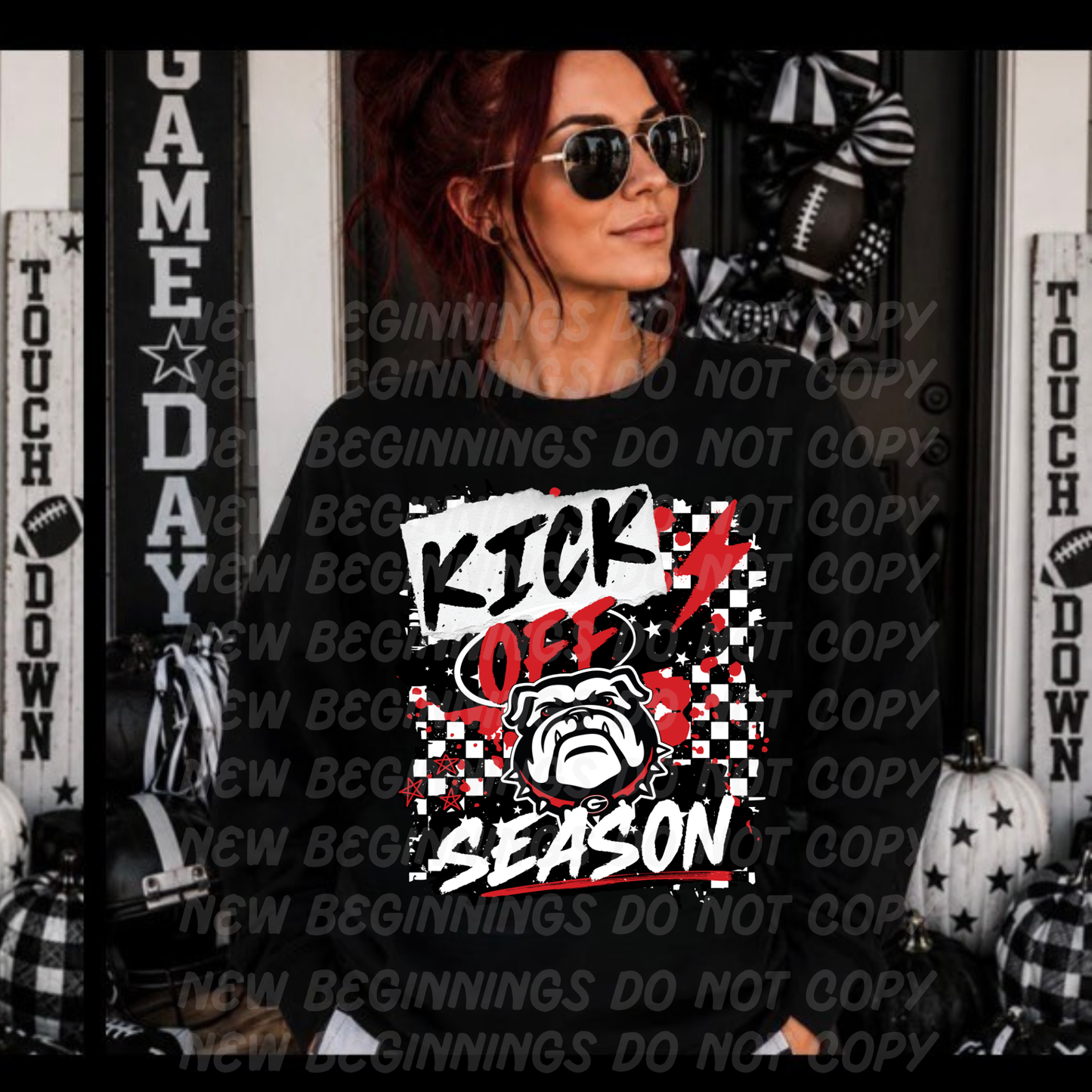 Kick Off Season- College Teams- Custom TShirts or Crewnecks