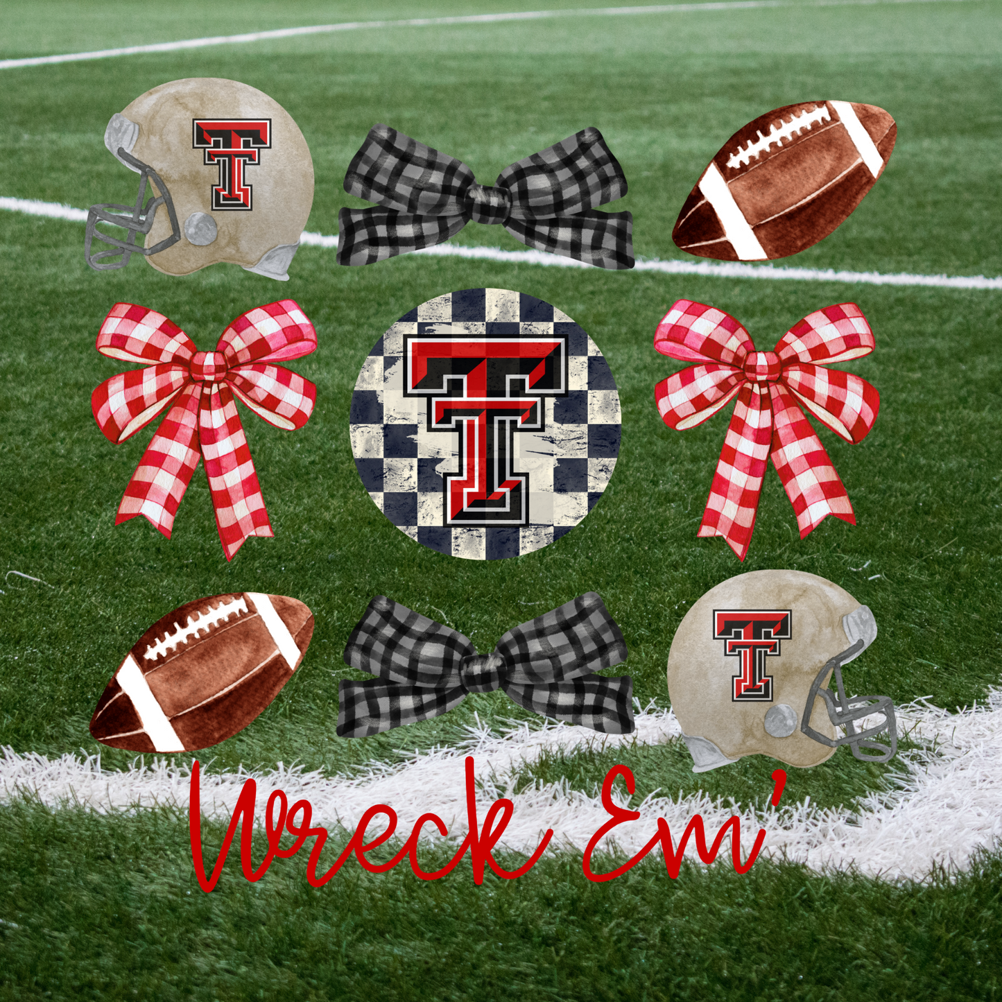 Wreck 'Em Tech Collage