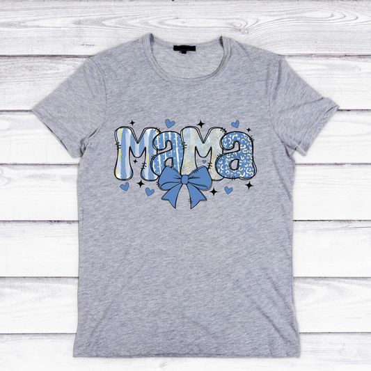 Blue Floral Mama
