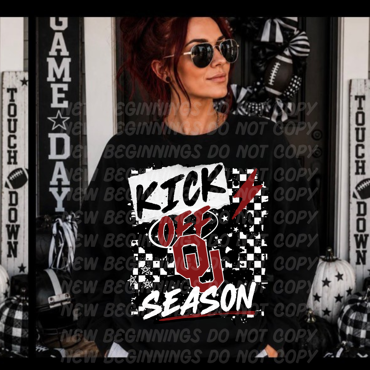 Kick Off Season- College Teams- Custom TShirts or Crewnecks