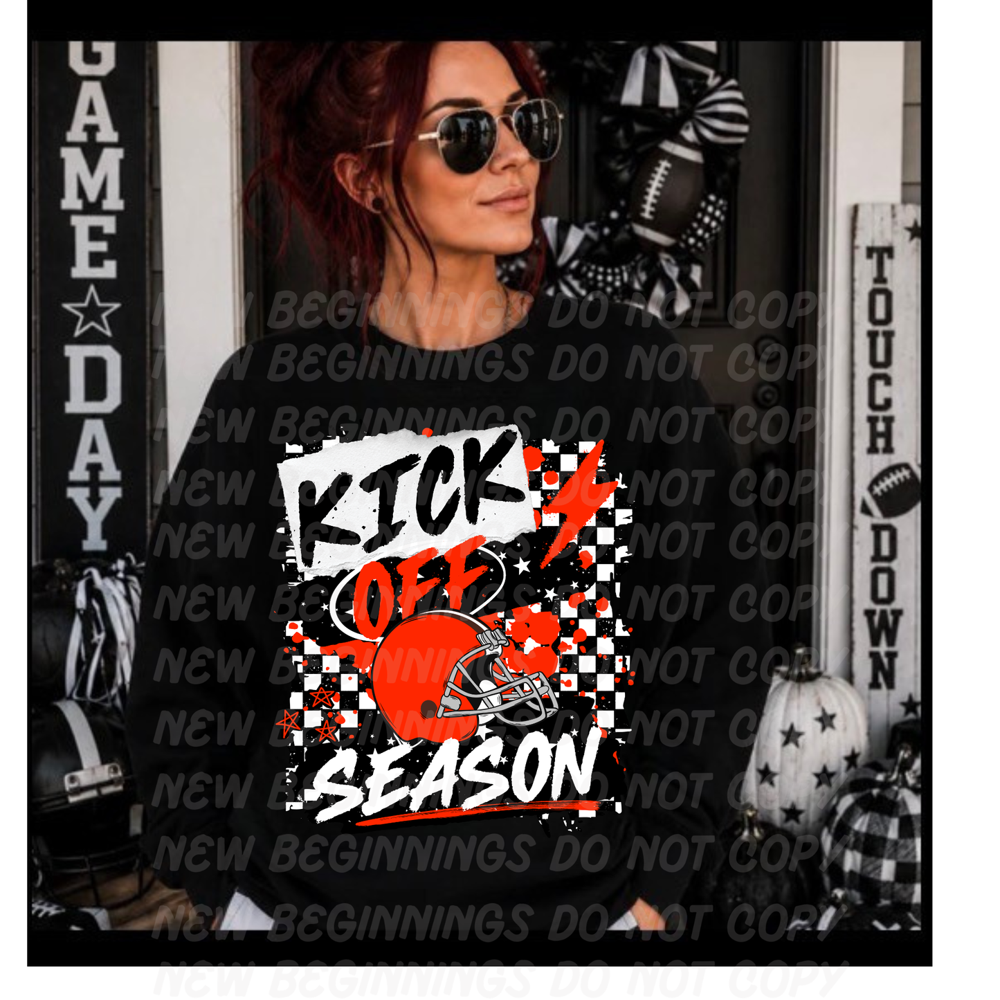 Kick Off Season- NFL Teams- Custom TShirts or Crewnecks