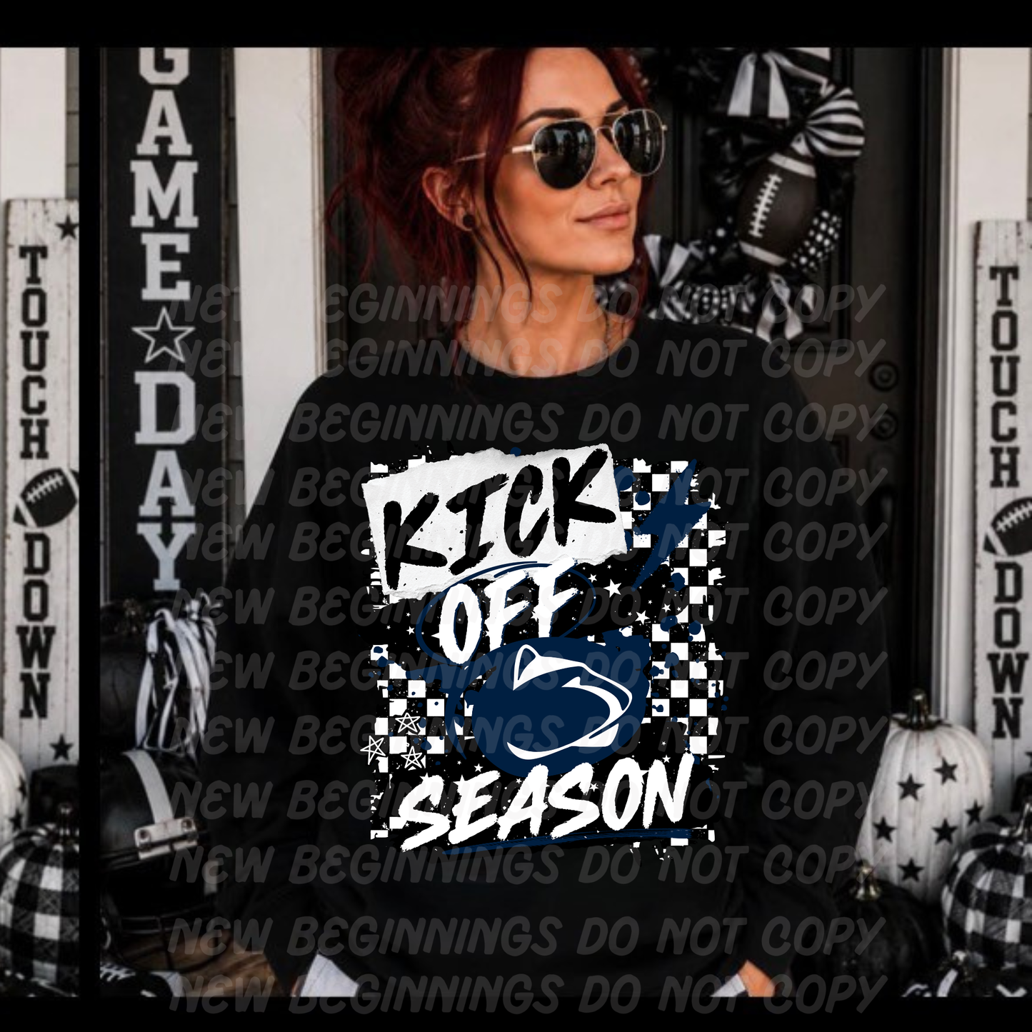 Kick Off Season- College Teams- Custom TShirts or Crewnecks