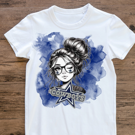 Cowboys Glam Glasses Girl