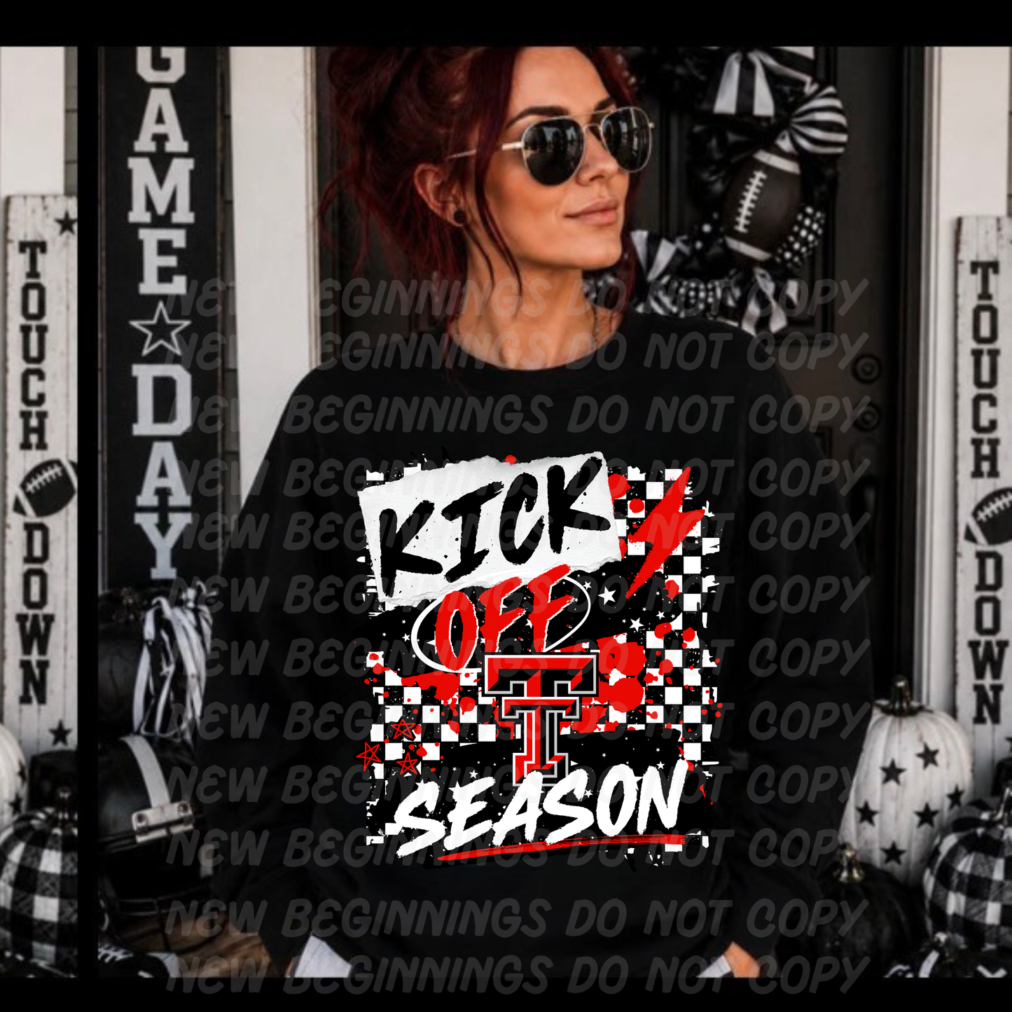 Kick Off Season- College Teams- Custom TShirts or Crewnecks