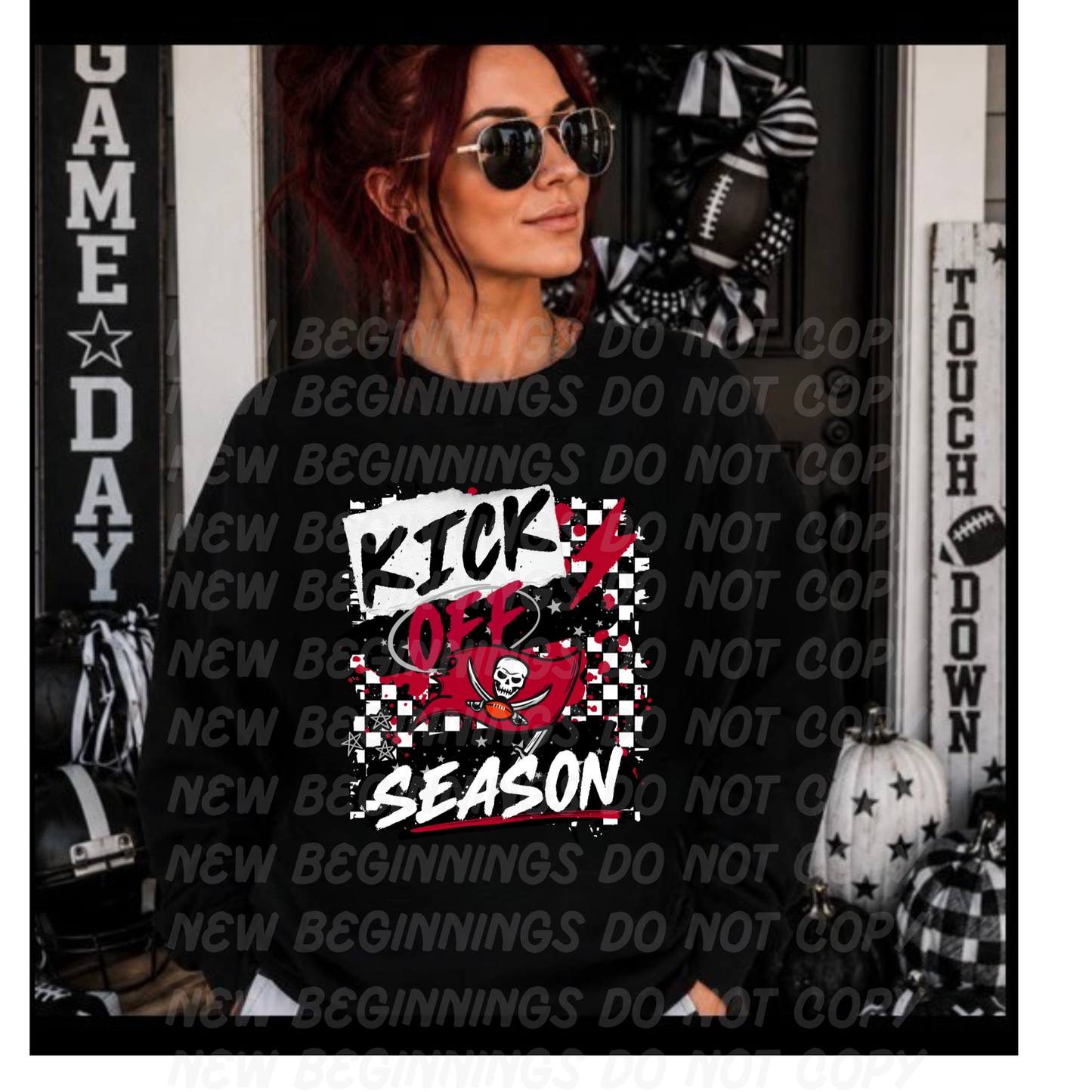 Kick Off Season- NFL Teams- Custom TShirts or Crewnecks