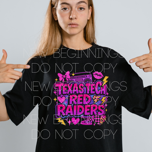 90's Vibes- Hot Pink Tech