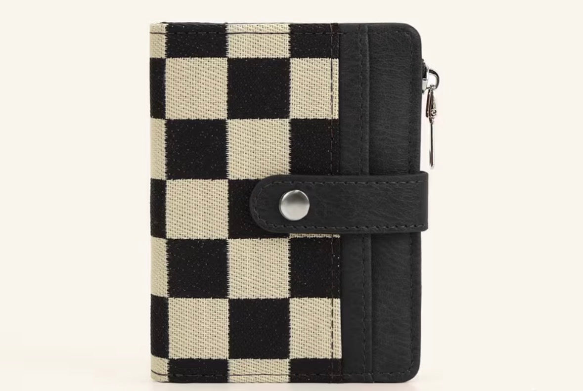 Checkered Wallet