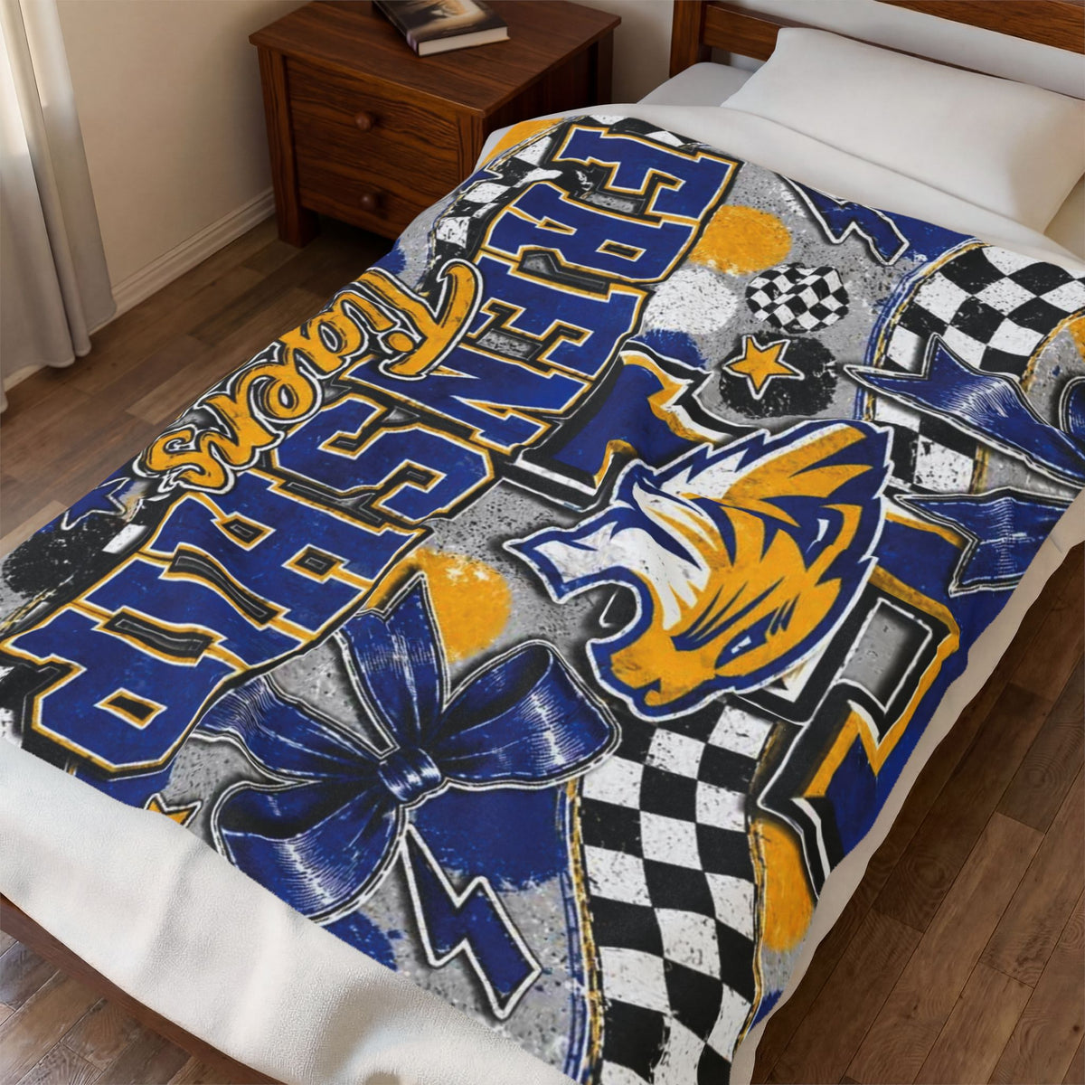 Stadium Spirit Blankets- Frenship Polka Dot