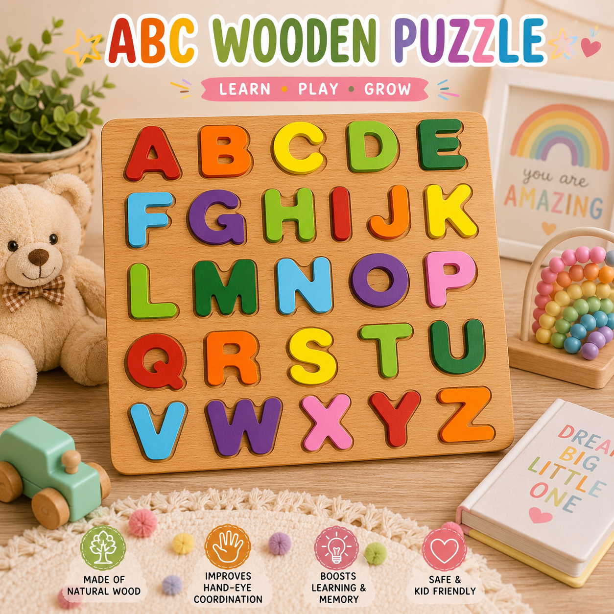 Wooden Alphabet Puzzle