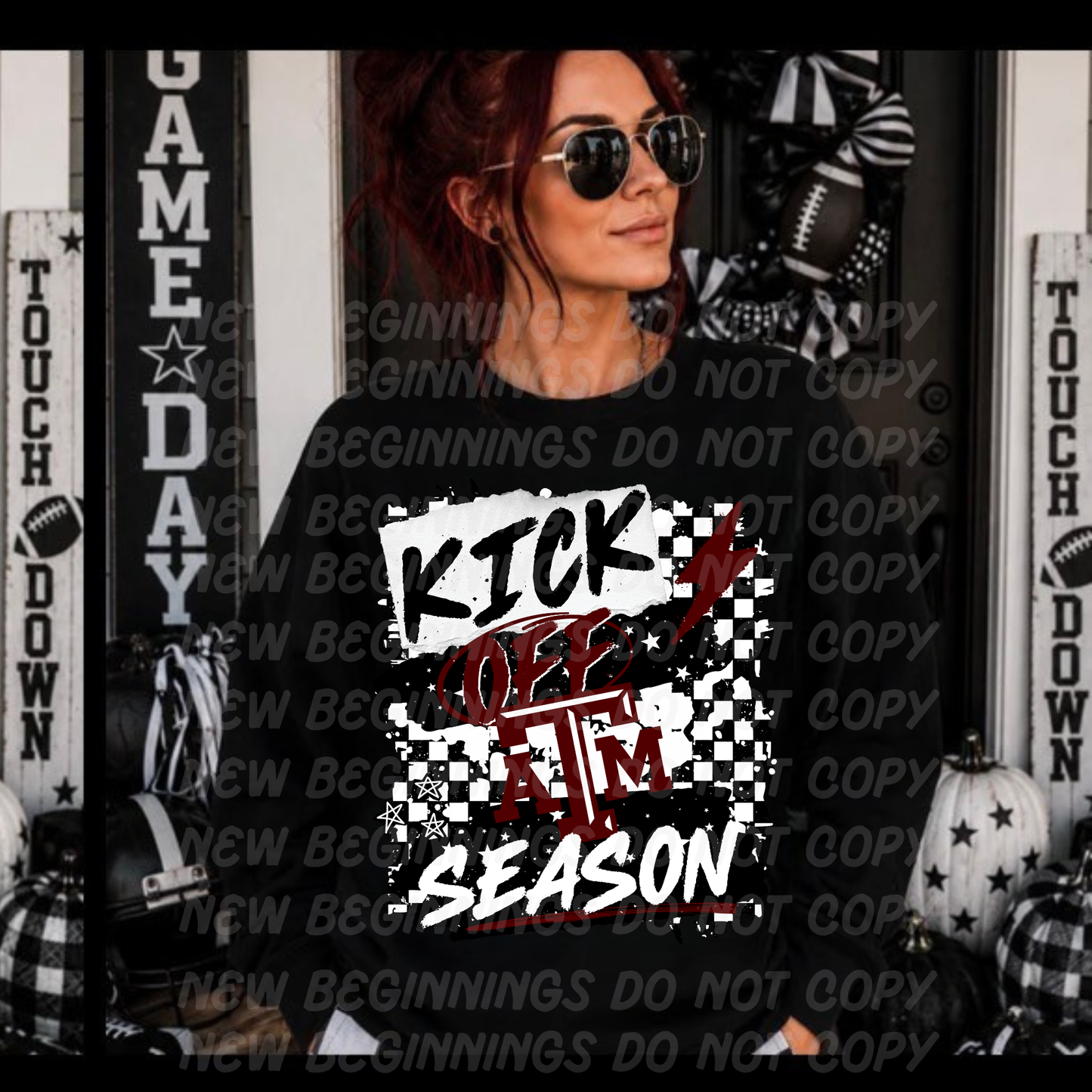 Kick Off Season- College Teams- Custom TShirts or Crewnecks
