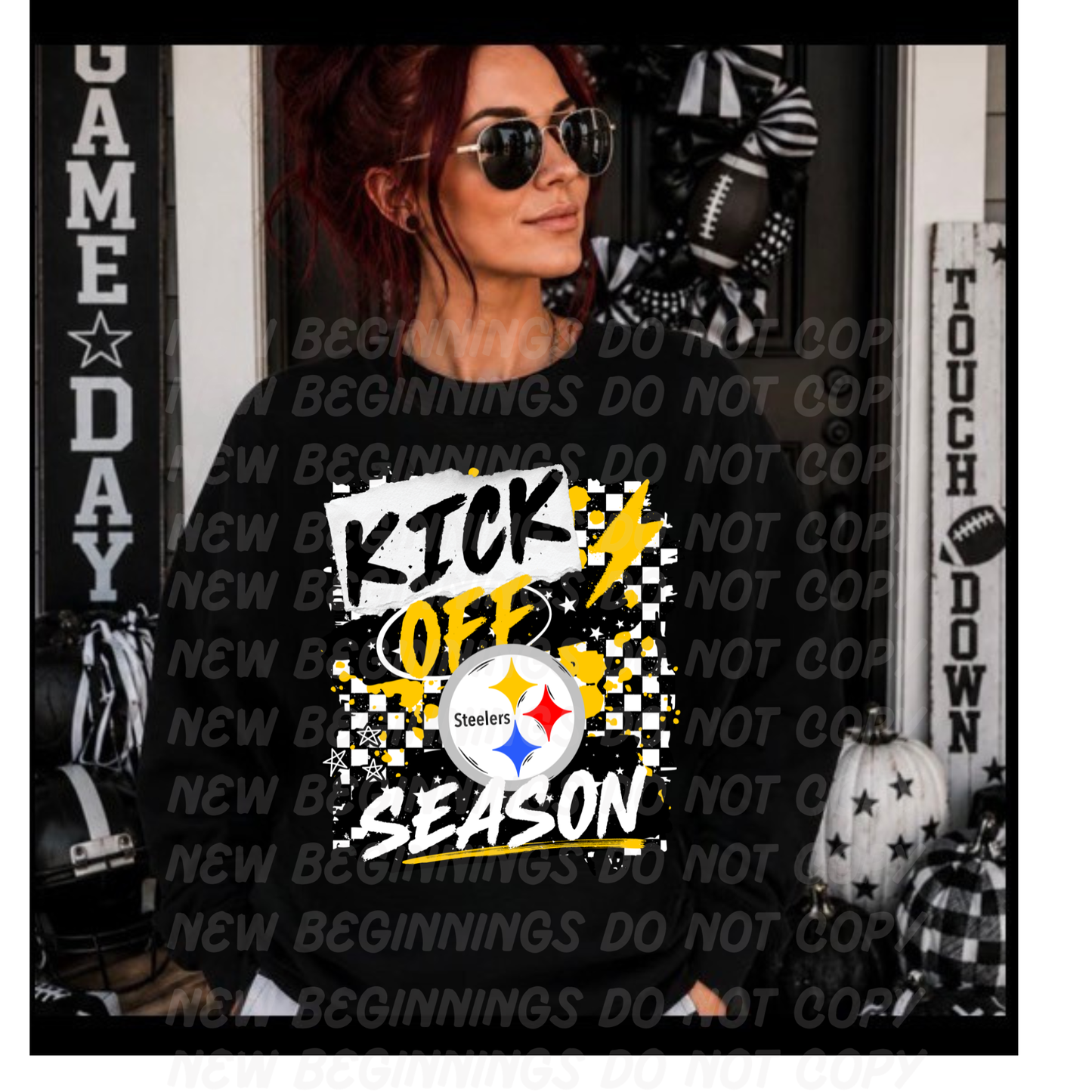 Kick Off Season- NFL Teams- Custom TShirts or Crewnecks