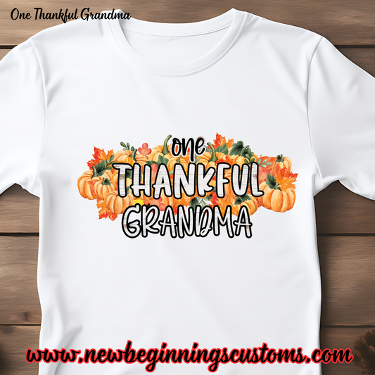 One Thankful Grandma