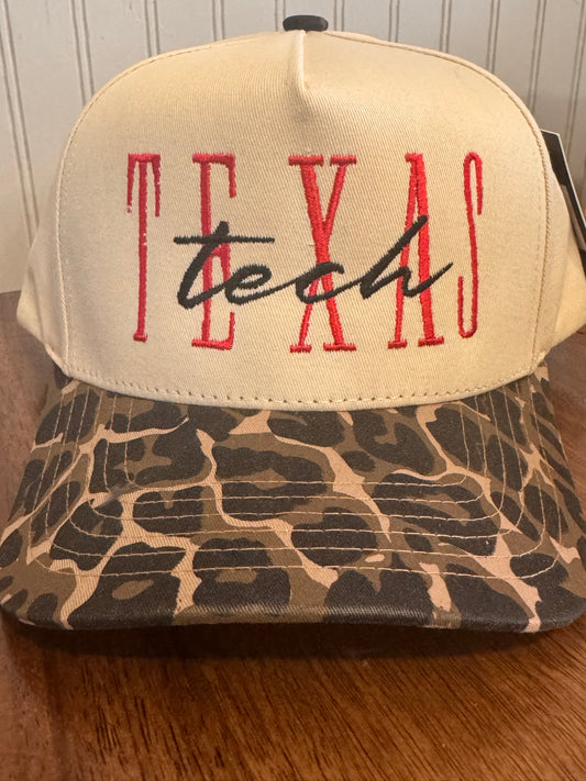 Texas Tech Custom Embroidery Cap (SnapBack)