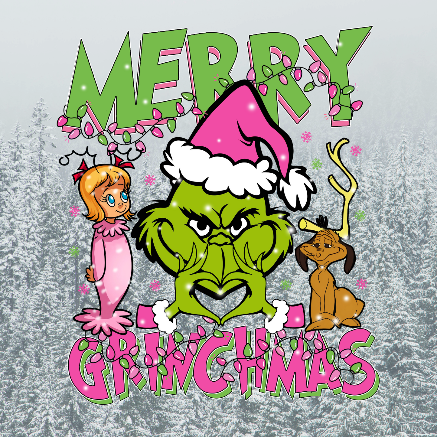 Pink Merry Grinchmas