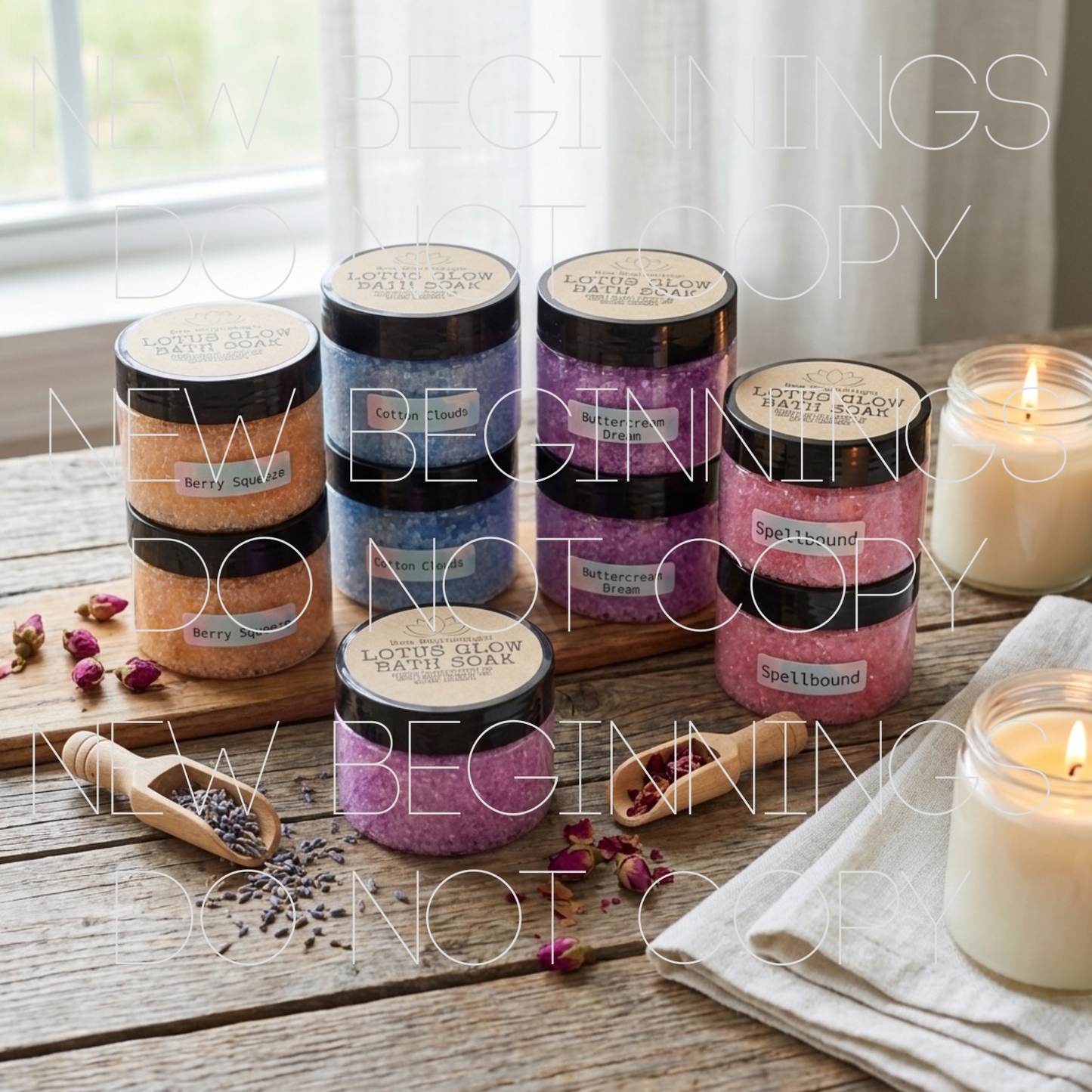 Lotus Glow Luxury Bath Soak Salts