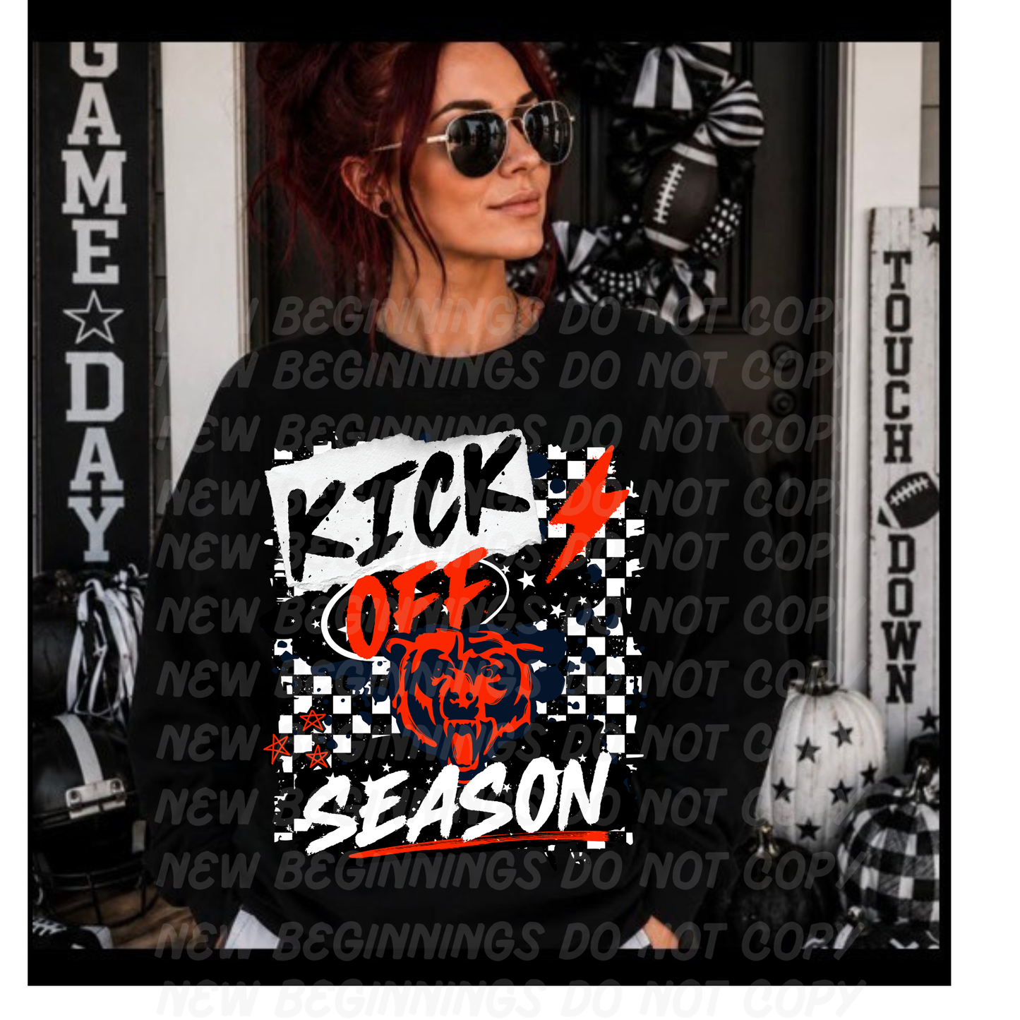 Kick Off Season- NFL Teams- Custom TShirts or Crewnecks