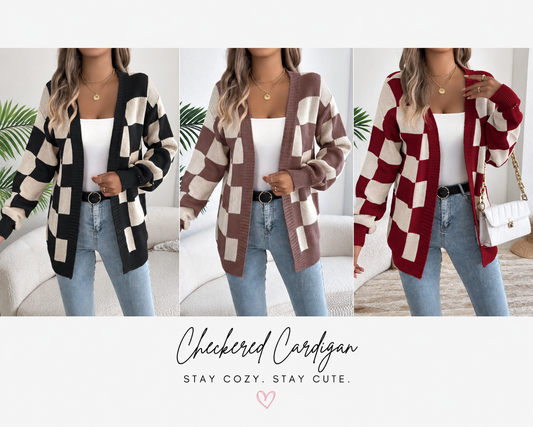 Checkered Cardigans