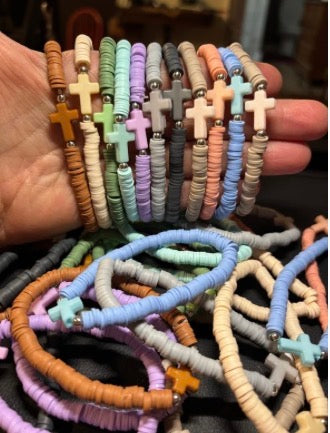 Clay Cross Bracelets