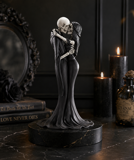 Skeleton Couple Figurine