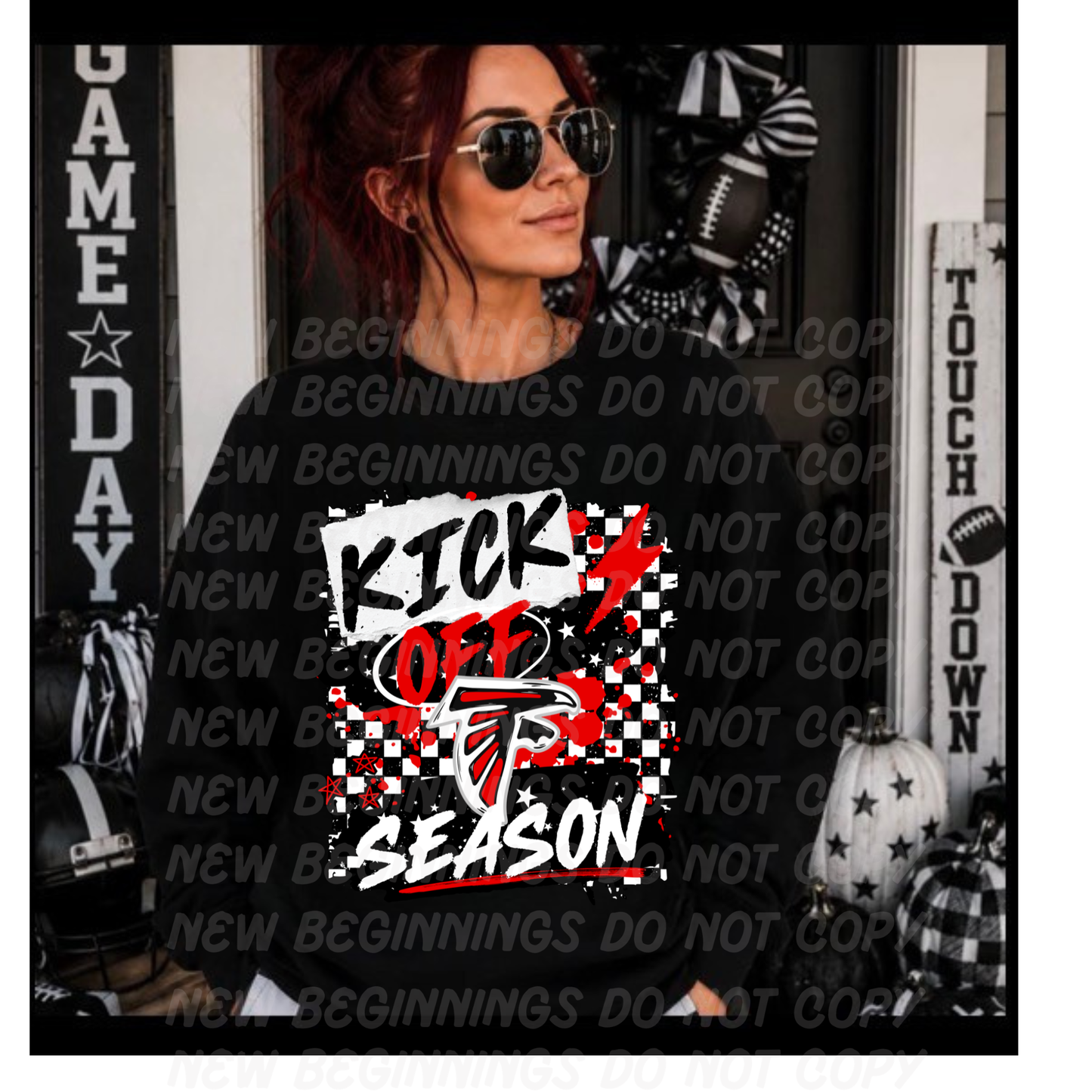 Kick Off Season- NFL Teams- Custom TShirts or Crewnecks