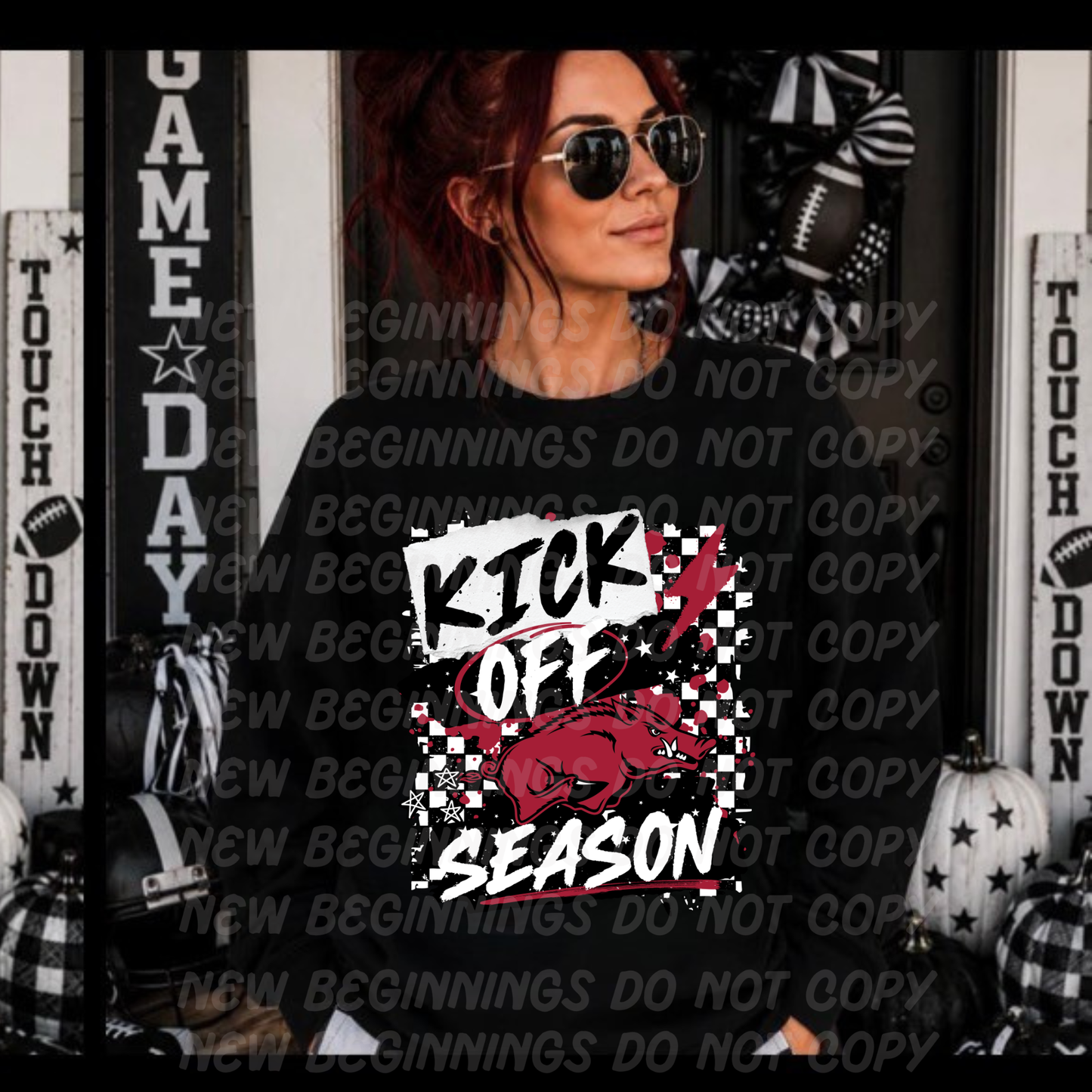 Kick Off Season- College Teams- Custom TShirts or Crewnecks
