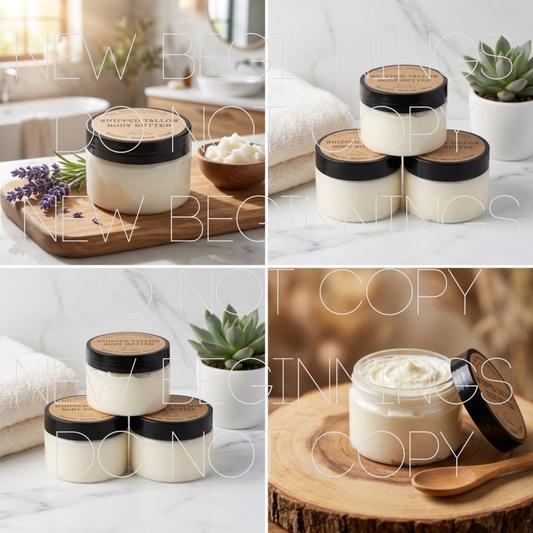 Whipped Tallow Body Butter -4oz Jar