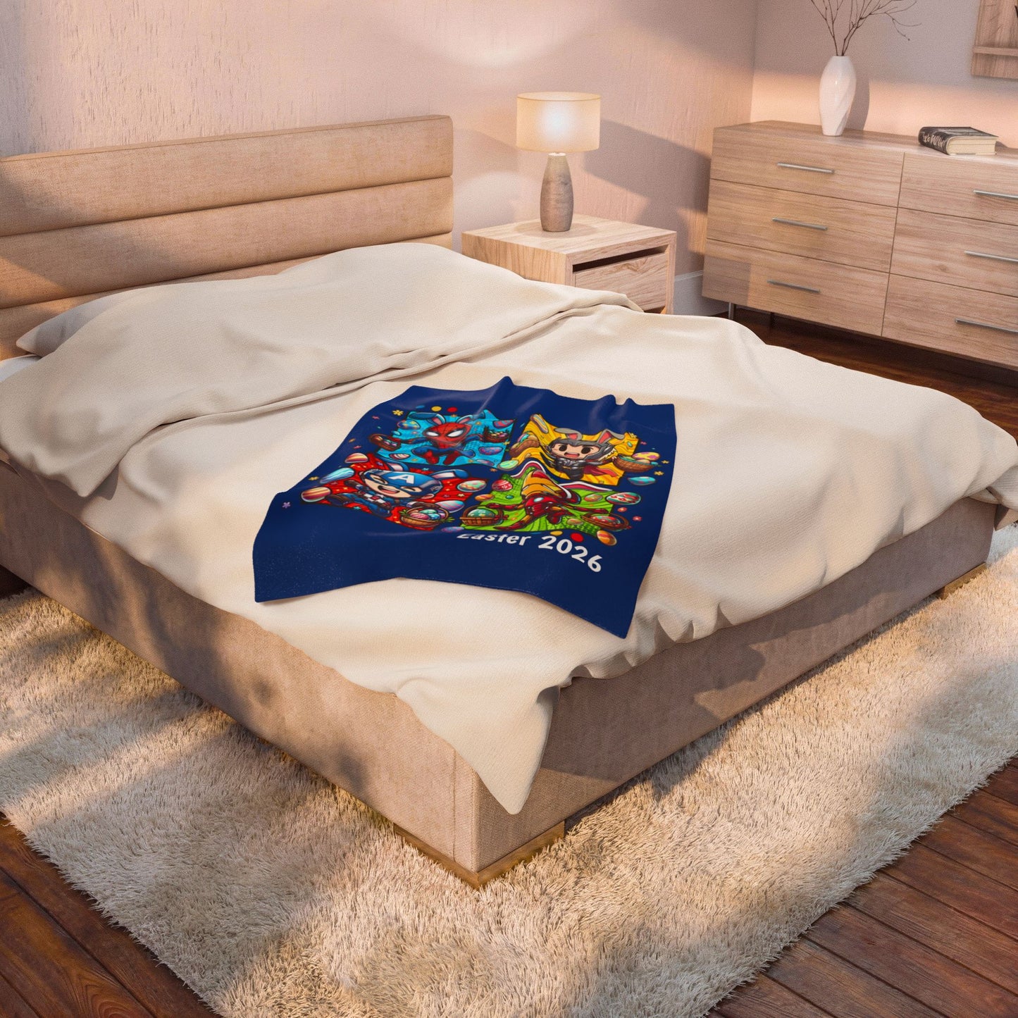Easter 2026 Superhero Plush Blanket