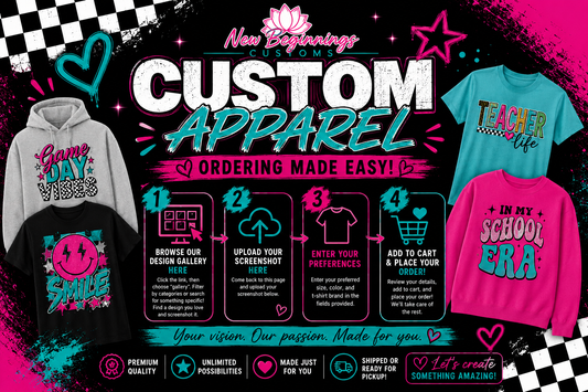 Custom Apparel Ordering