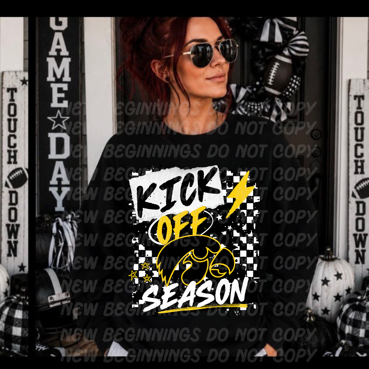 Kick Off Season- College Teams- Custom TShirts or Crewnecks