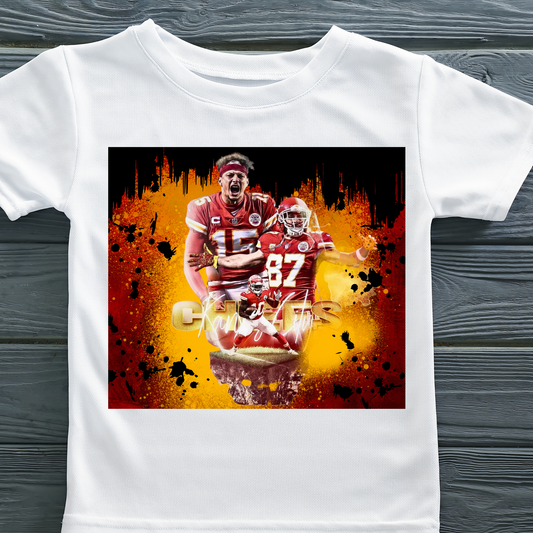 Mahomes & Kelce - Chiefs Splatter