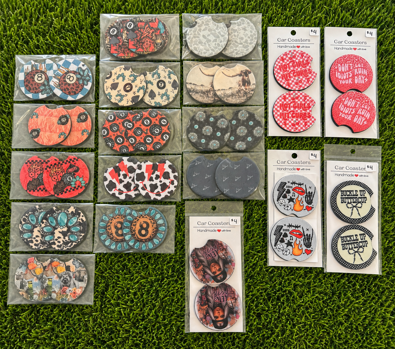 Neoprene Car Coasters
