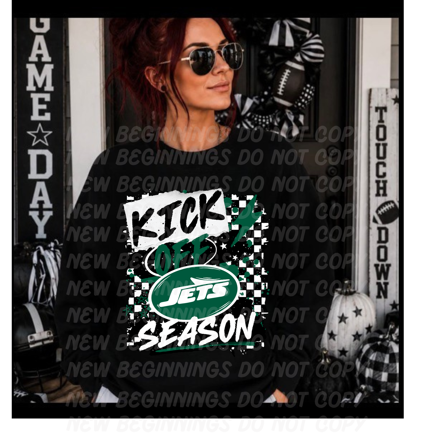 Kick Off Season- NFL Teams- Custom TShirts or Crewnecks