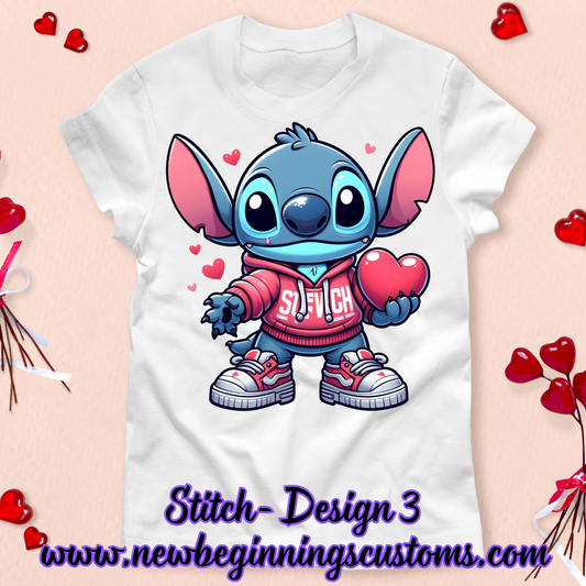 Stitch Valentine Design Option 3