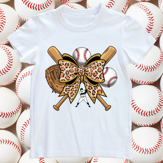 Cheetah Bow Baseball
