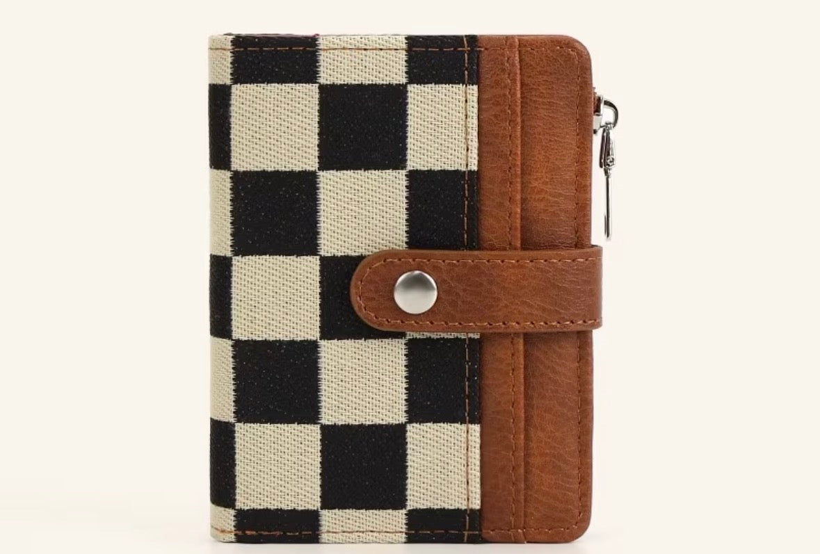 Checkered Wallet