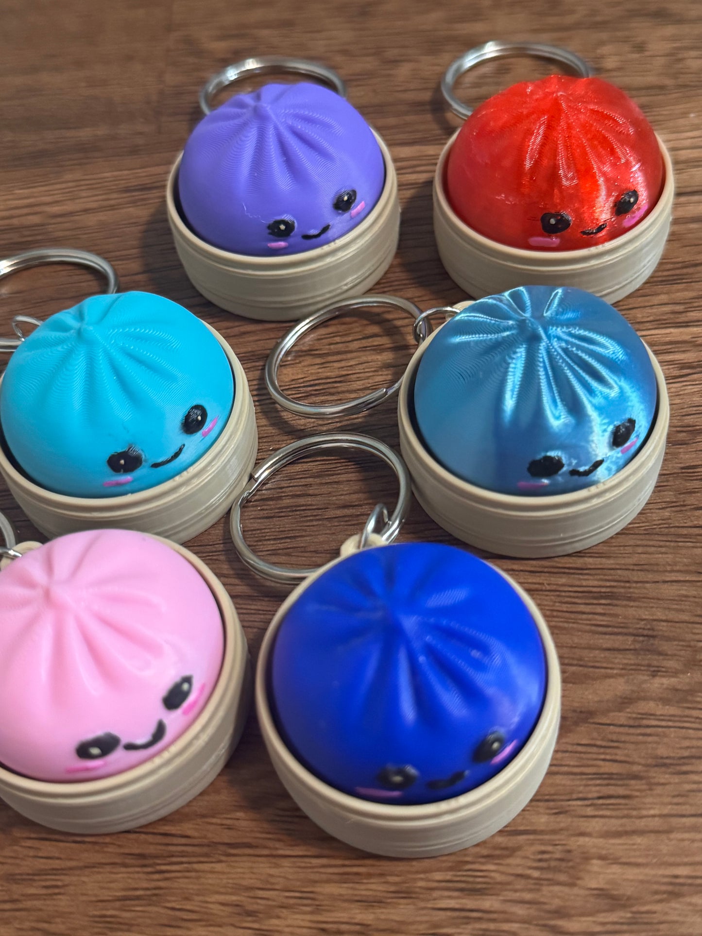 Dumpling Clicker Keychains