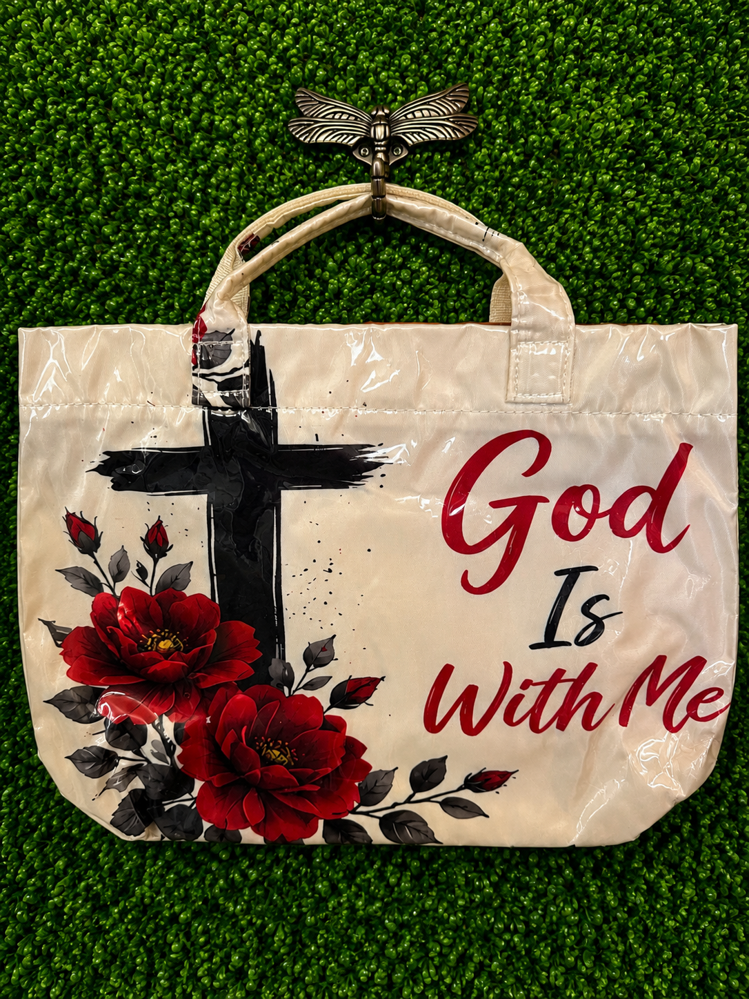 Gloss Luxe Tote - God is with me