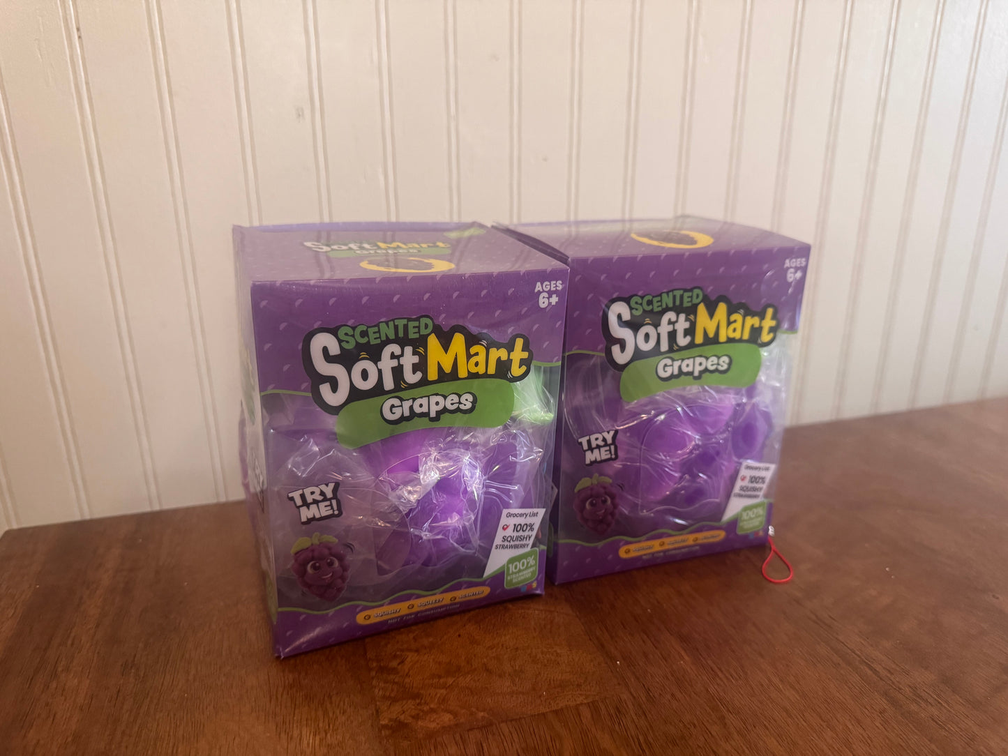 Strawberry & Grape Smush Squishies