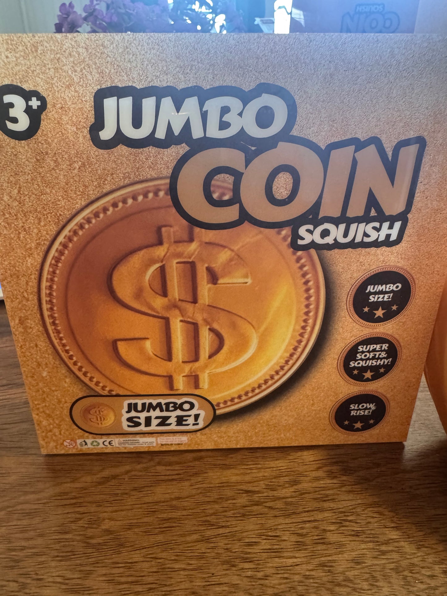 Jumbo Gold Coin Squishy