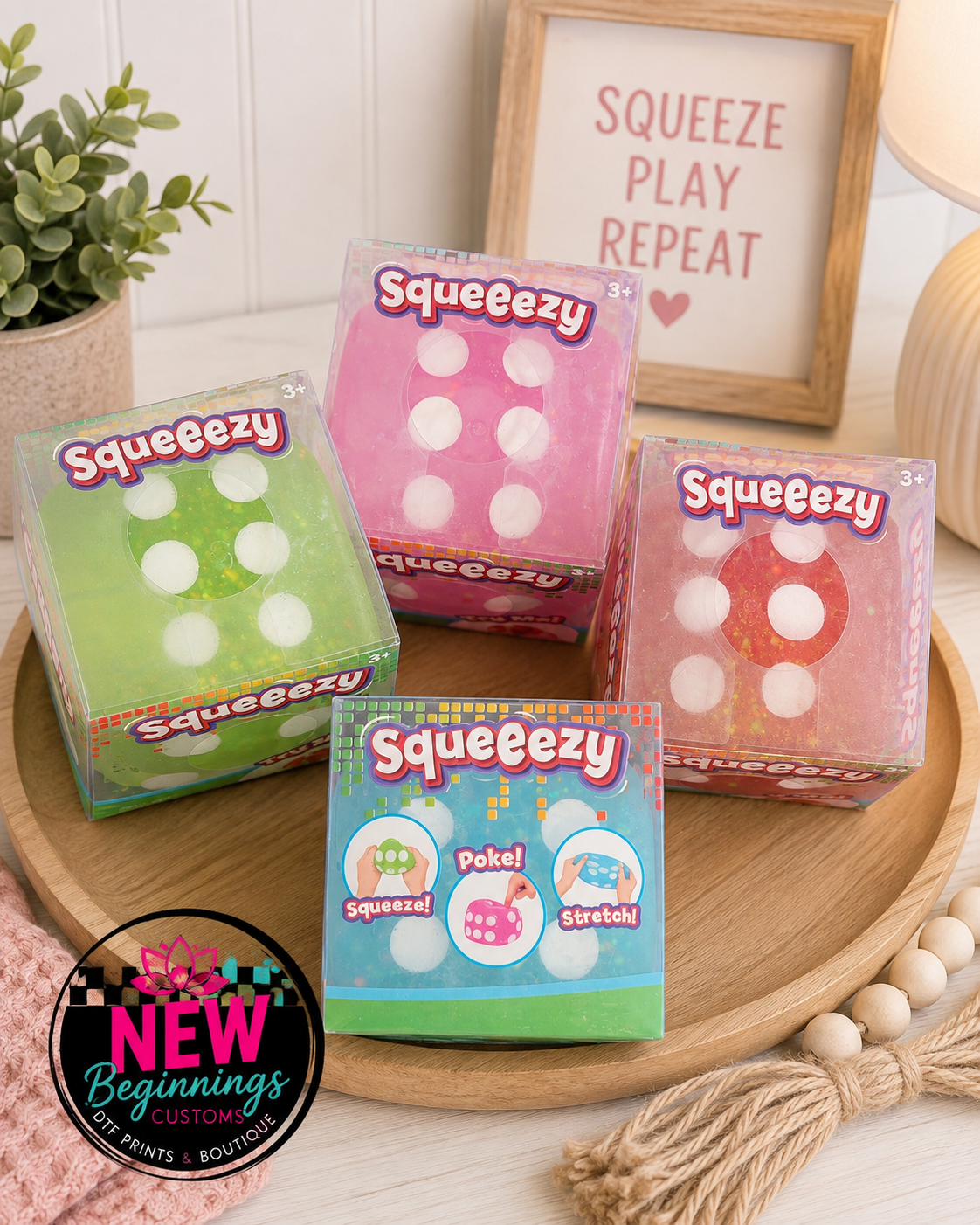 Jumbo Dice Squishy