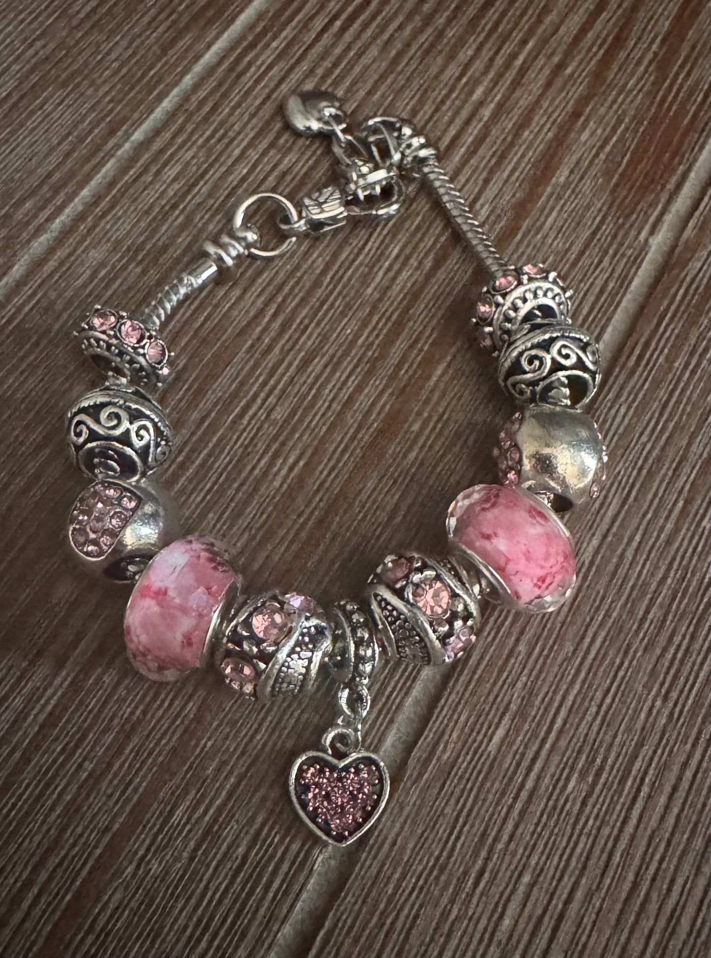 Heart Charm Bracelet