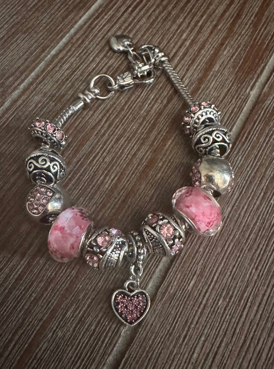 Heart Charm Bracelet