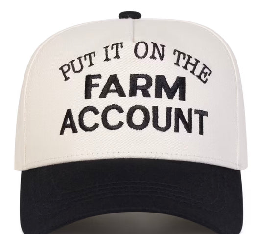 Put it On The Farm Account Baseball Cap