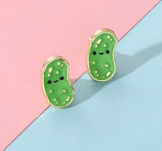Pickle Stud Earrings