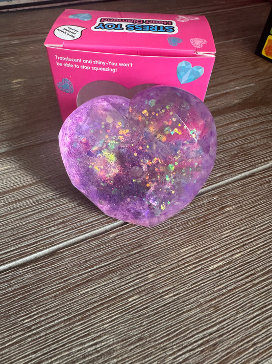 Heart Diamond Sugar Squeeze Squishy