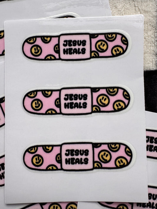 Jesus Heals - UVDTF Stickers